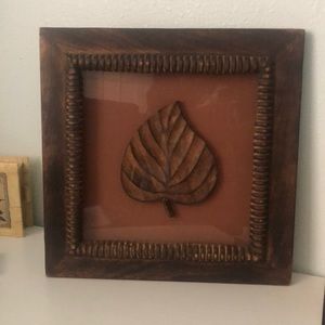 Wooden leaf frame